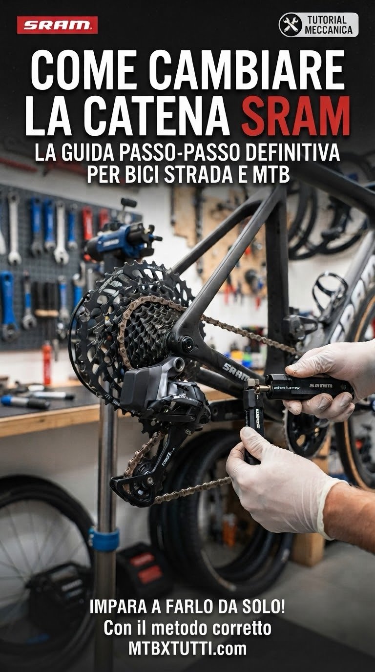 Come cambiare la catena SRAM Eagle MTB: guida passo passo